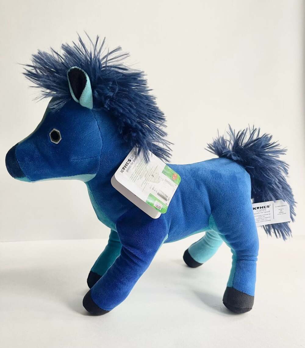 Kohl's Cares Eric Carle Blue Horse Plush Stuffed Animal Toy New